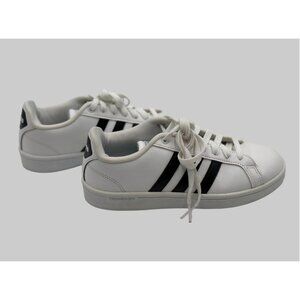 Adidas Womens Cloudfoam Advantage AW4294 White Casual Shoes Sneakers Size 7.5